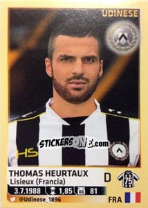 Sticker Thomas Heurtaux - Calciatori 2013-2014 n. 574 - Panini