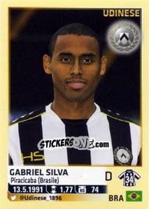 Sticker Gabriel Silva - Calciatori 2013-2014 n. 577 - Panini
