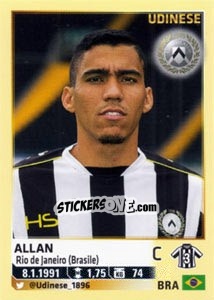 Sticker Allan - Calciatori 2013-2014 - Panini