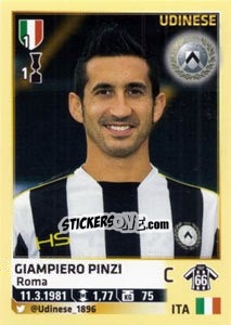Sticker Giampiero Pinzi - Calciatori 2013-2014 - Panini