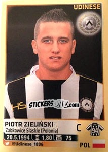 Figurina Piotr Zielinski - Calciatori 2013-2014 - Panini