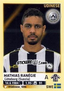 Sticker Mathias Ranégie - Calciatori 2013-2014 - Panini
