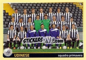 Sticker Udinese Squadra Primavera