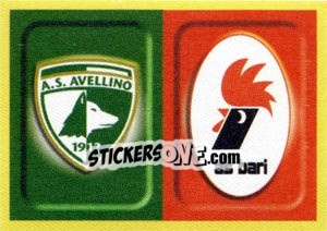 Sticker Scudetto Avellino - Bari - Calciatori 2013-2014 n. 592 - Panini
