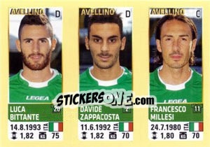 Sticker Bittante / Davide Zappacosta / Millesi - Calciatori 2013-2014 n. 596 - Panini