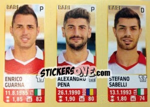 Cromo Guarna / Pena / Sabelli - Calciatori 2013-2014 - Panini