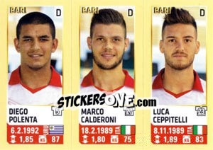 Sticker Polenta / Calderoni / Ceppitelli - Calciatori 2013-2014 - Panini