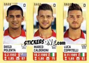 Sticker Polenta / Calderoni / Ceppitelli - Calciatori 2013-2014 n. 603 - Panini