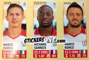 Sticker Chiosa / Samnick / Romizi - Calciatori 2013-2014 - Panini