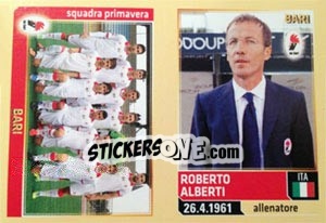 Cromo Alberti - Bari Primavera - Calciatori 2013-2014 - Panini