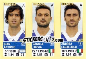 Sticker Antonio / Corvia / Caracciolo - Calciatori 2013-2014 - Panini