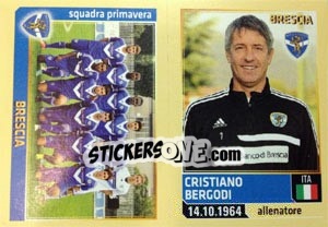 Sticker Bergodi - Brescia Primavera - Calciatori 2013-2014 n. 617 - Panini