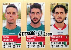 Sticker Kovacsik / Nocchi / Pesoli - Calciatori 2013-2014 - Panini