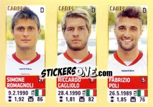 Sticker Romagnoli / Gaglolo / Poll - Calciatori 2013-2014 - Panini