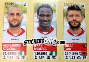 Figurina Sgrigna / Mbakogu / Cani - Calciatori 2013-2014 - Panini