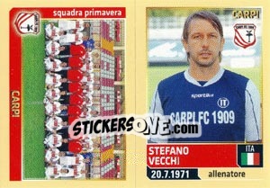 Sticker Vecchi - Carpi Primavera - Calciatori 2013-2014 - Panini