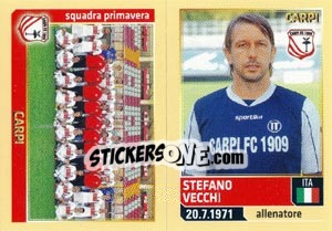 Figurina Vecchi - Carpi Primavera - Calciatori 2013-2014 - Panini