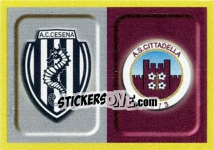 Sticker Scudetto Cesena - Cittadella - Calciatori 2013-2014 n. 626 - Panini