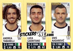 Sticker Tabanelli / Garritano / Nadarevic - Calciatori 2013-2014 - Panini