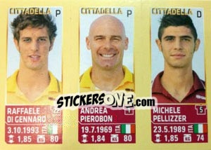 Sticker Di Gennaro / Pierobon / Pellizzer - Calciatori 2013-2014 n. 636 - Panini