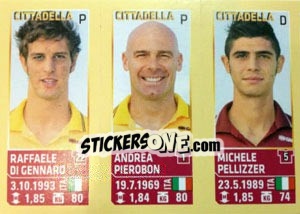 Sticker Di Gennaro / Pierobon / Pellizzer - Calciatori 2013-2014 - Panini