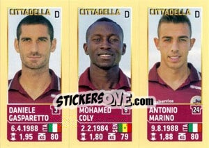 Sticker Gasparetto / Coly / Marino - Calciatori 2013-2014 n. 637 - Panini