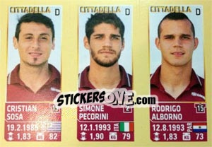 Sticker Sosa / Pecorini / Alborno - Calciatori 2013-2014 n. 638 - Panini