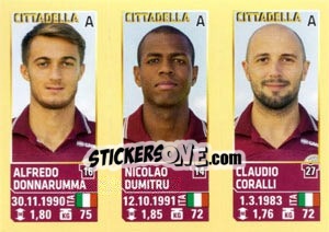 Sticker Donnarumma / Dumitru / Coralli - Calciatori 2013-2014 n. 641 - Panini