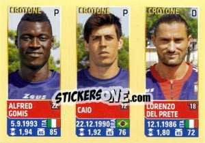 Sticker Gomis / Caio / Del Prete - Calciatori 2013-2014 n. 645 - Panini