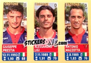 Sticker Prestia / Ligi / Mazzotta - Calciatori 2013-2014 - Panini