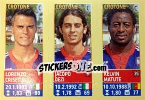 Sticker Crisetig / Dezi / Matute - Calciatori 2013-2014 n. 648 - Panini