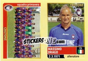 Sticker Drago - Crotone Primavera - Calciatori 2013-2014 - Panini