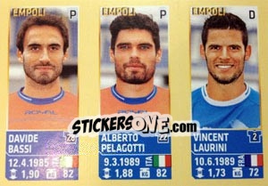 Sticker Bassi / Pelagotti / Laurini - Calciatori 2013-2014 n. 653 - Panini
