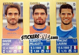 Cromo Bassi / Pelagotti / Laurini - Calciatori 2013-2014 - Panini