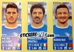 Cromo Accardi / Pratali / Mario Rui - Calciatori 2013-2014 - Panini