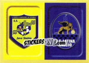 Sticker Scudetto Juve Stabia - Latina