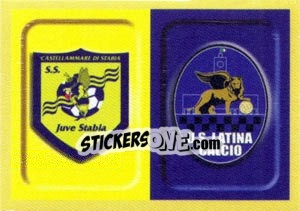 Figurina Scudetto Juve Stabia - Latina - Calciatori 2013-2014 - Panini