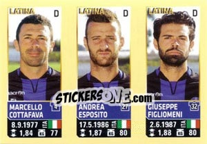Sticker Cottafava / Esposito / Figlomeni - Calciatori 2013-2014 n. 671 - Panini