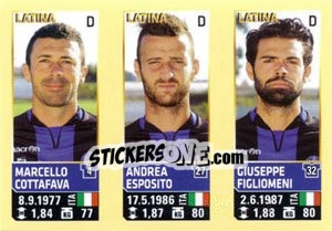 Sticker Cottafava / Esposito / Figlomeni - Calciatori 2013-2014 - Panini