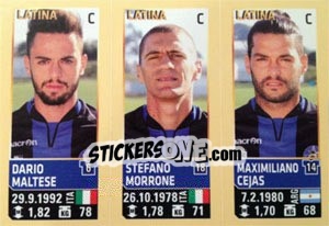 Sticker Maltese / Morrone / Cejas - Calciatori 2013-2014 n. 673 - Panini
