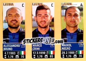 Sticker Bruno / Crimi / Negro - Calciatori 2013-2014 - Panini