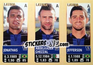 Sticker Jonathas / Abdelkader Ghezzal / Jefferson - Calciatori 2013-2014 n. 675 - Panini