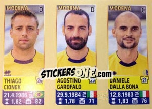 Cromo Thiago Cionek / Garofalo / Dalla Bona - Calciatori 2013-2014 - Panini