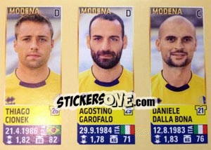 Sticker Thiago Cionek / Garofalo / Dalla Bona - Calciatori 2013-2014 n. 681 - Panini