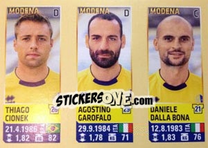 Figurina Thiago Cionek / Garofalo / Dalla Bona - Calciatori 2013-2014 - Panini