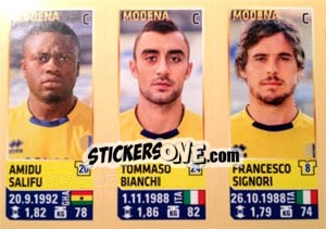 Figurina Salifu / Bianchi / Signori - Calciatori 2013-2014 - Panini