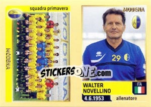 Sticker Novellino - Modena Primavera - Calciatori 2013-2014 - Panini