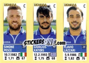 Figurina Pesce / Katidis / Lazzari - Calciatori 2013-2014 - Panini