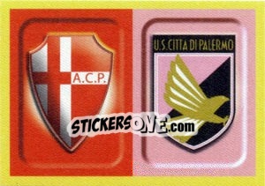 Cromo Scudetto Padova - Palermo - Calciatori 2013-2014 - Panini