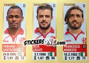 Sticker Santacroce / Legati / Modesto - Calciatori 2013-2014 n. 698 - Panini